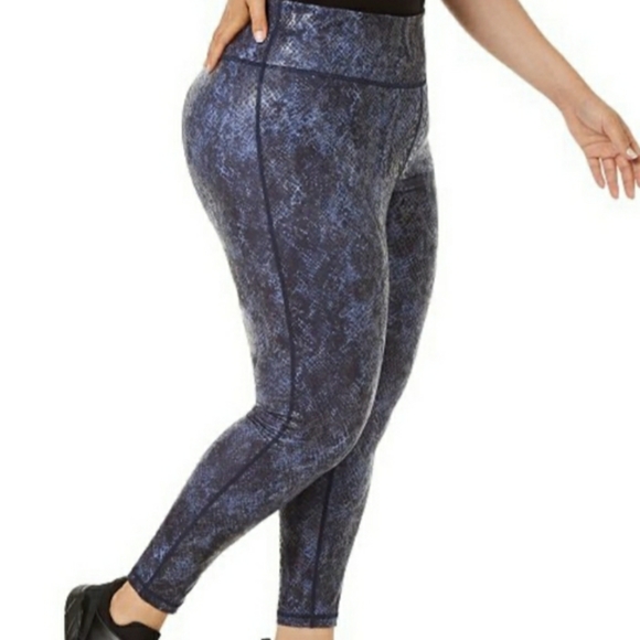 NWT Snake Python print Plus Size Legging 1X, 2X, 3X yoga gym workout - Picture 5 of 6